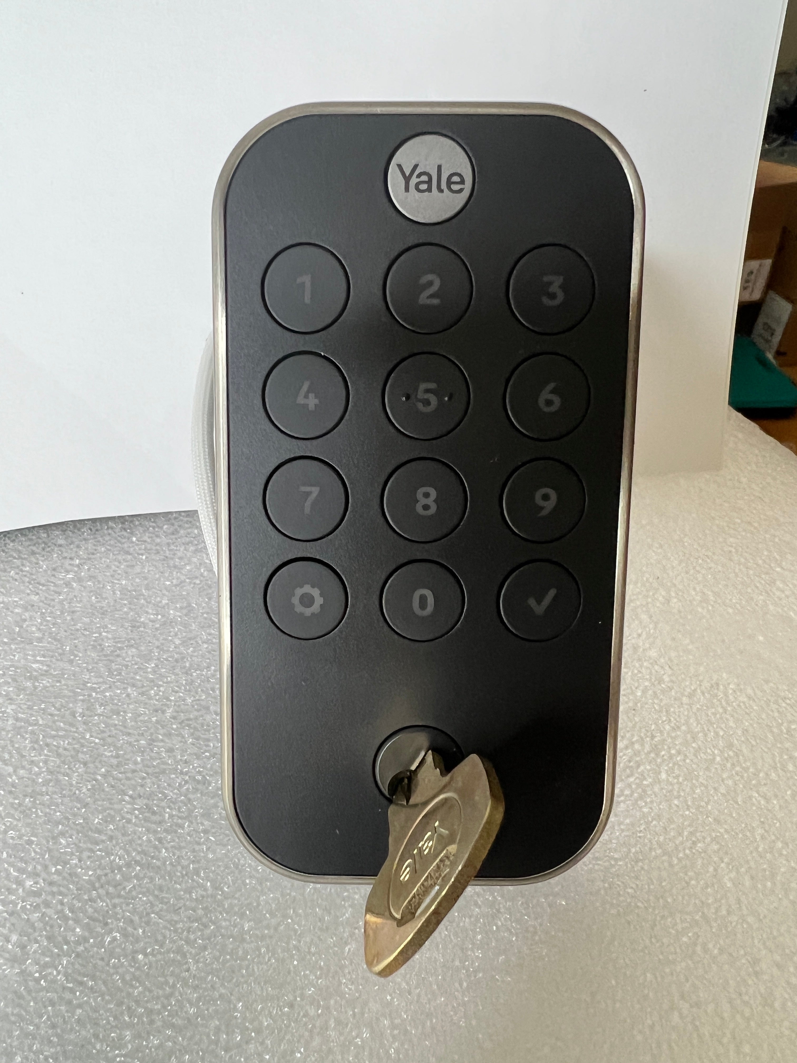 Replacement YALE YRD410 KEYPAD only + 1 KEY NEW SATIN