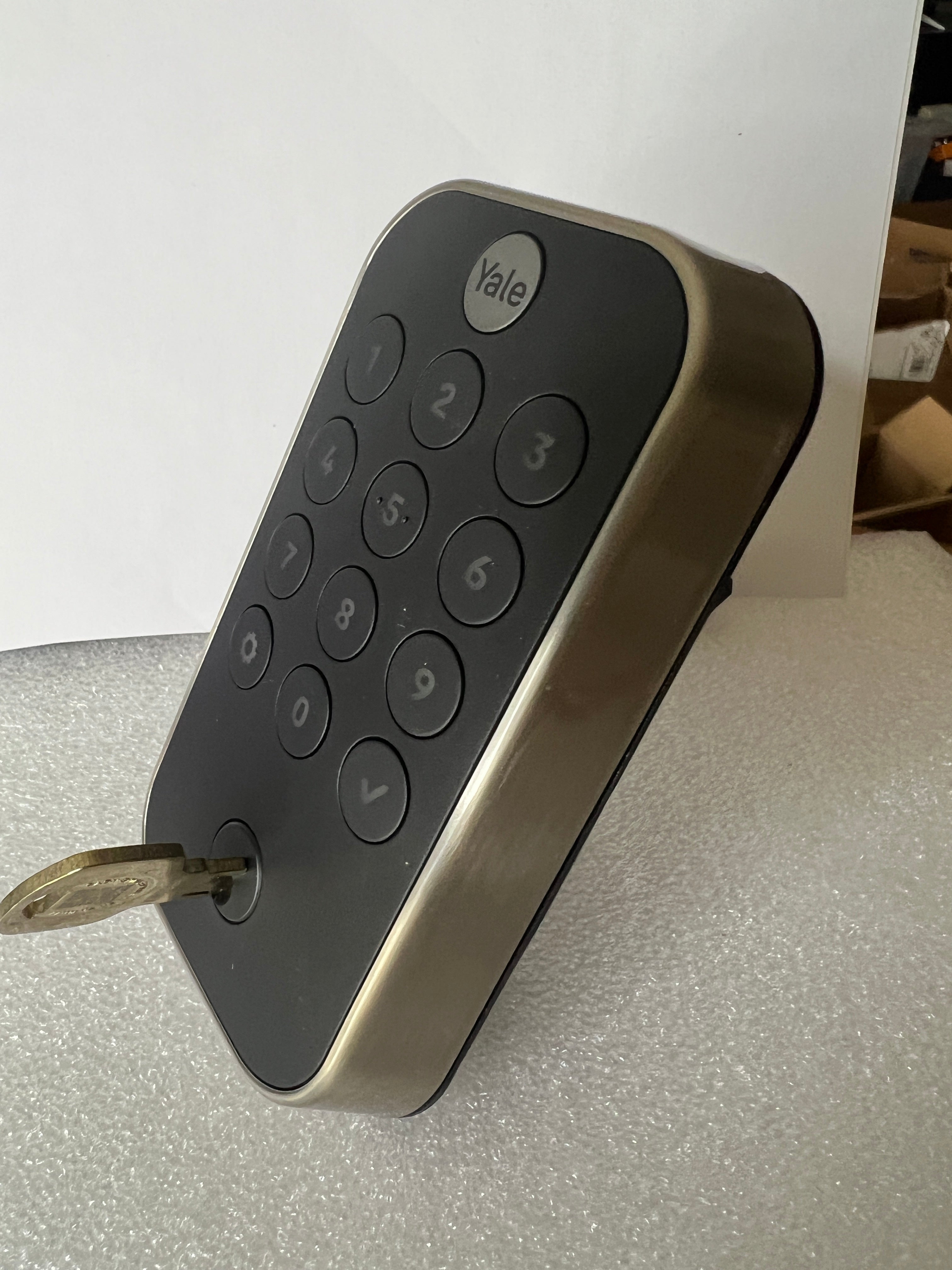 Replacement YALE YRD410 KEYPAD only + 1 KEY NEW SATIN