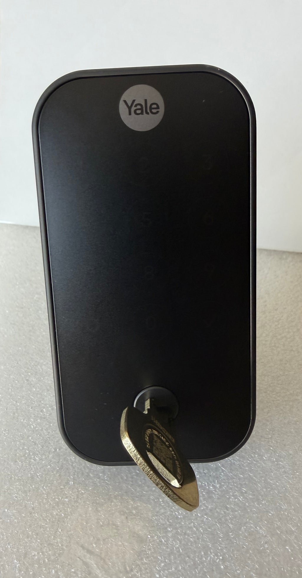 YALE YRD420 KEYPAD only + 1 KEY NEW BSP Version Black Suede