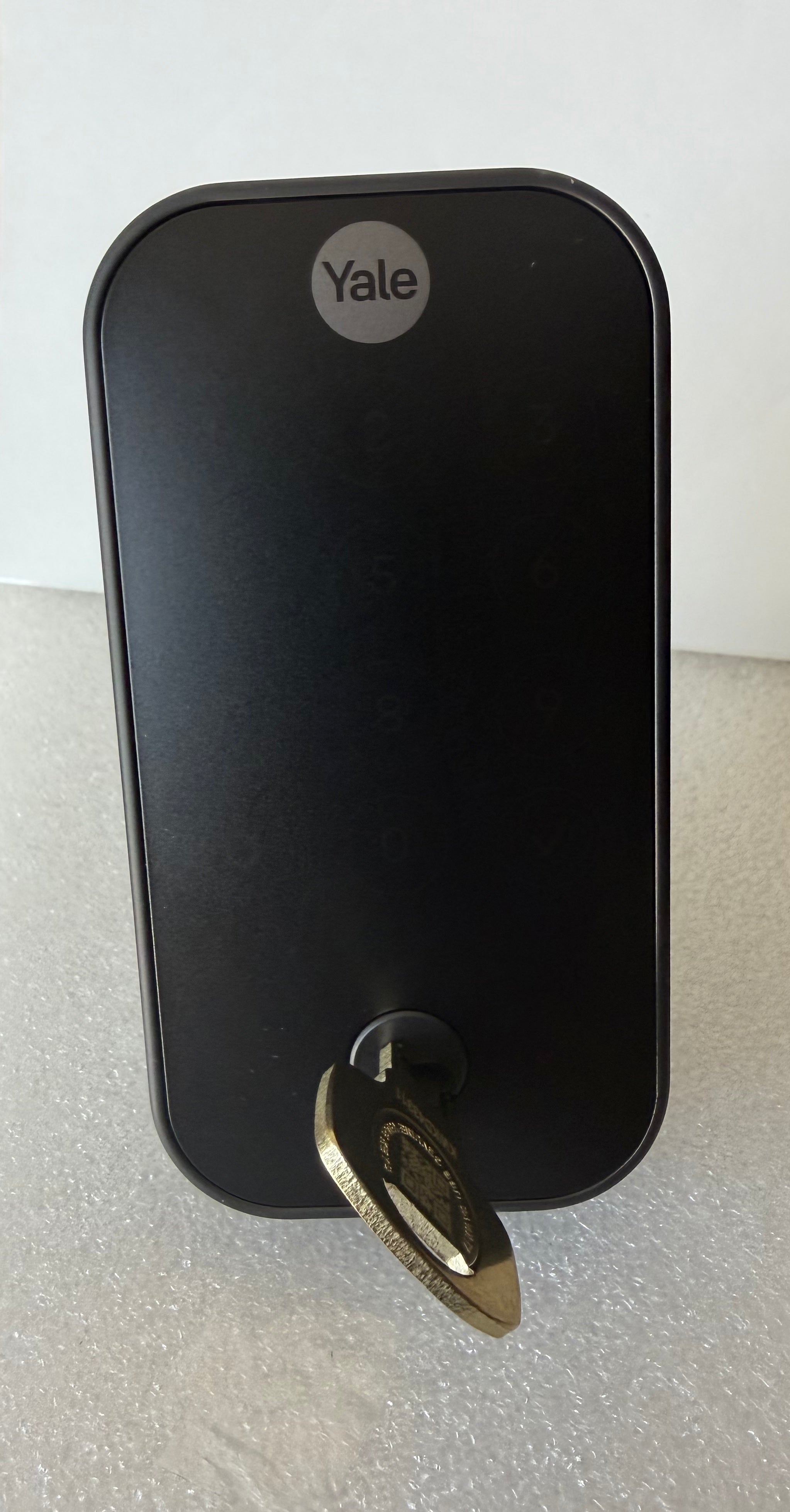 YALE YRD420 KEYPAD only + 1 KEY NEW BSP Version Black Suede
