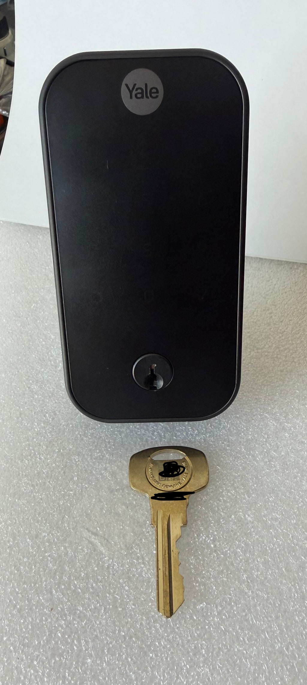 YALE YRD420 KEYPAD only + 1 KEY NEW BSP Version Black Suede
